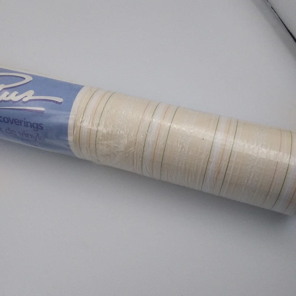 Norwall Signature Wallpaper Cream Strips Design Country‎ Cottage Vintage